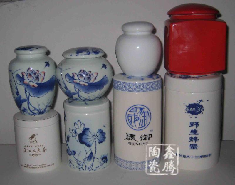 供应景德镇陶瓷茶叶罐，陶瓷厂家直销陶瓷罐，最优产品陶瓷罐