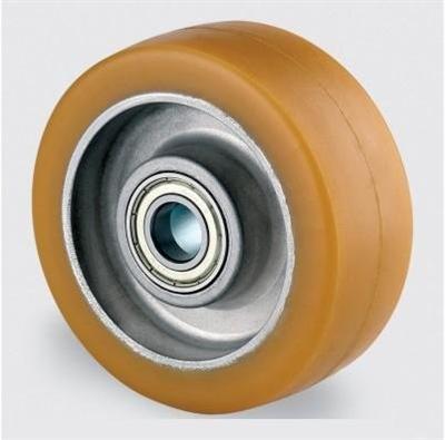 供应杭叉堆高车辅助轮平衡轮聚氨酯实心轮胎图片