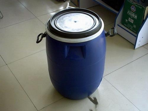 60升塑料桶60公斤化工蓝桶60升抱箍塑料桶