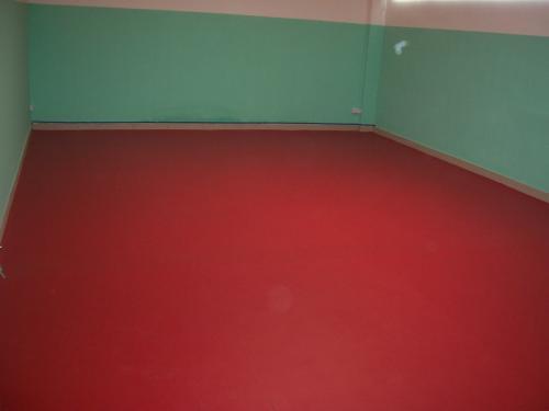 供应乒乓球场地红色荔枝纹PVC地板