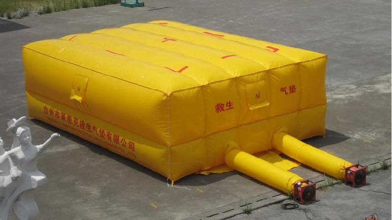 供应10*6大型消防救生户外气垫逃生气囊安全防护救援消防救生气垫配风机