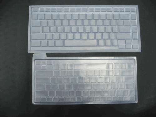 半透明磨砂细布格TPU键盘保护膜批发