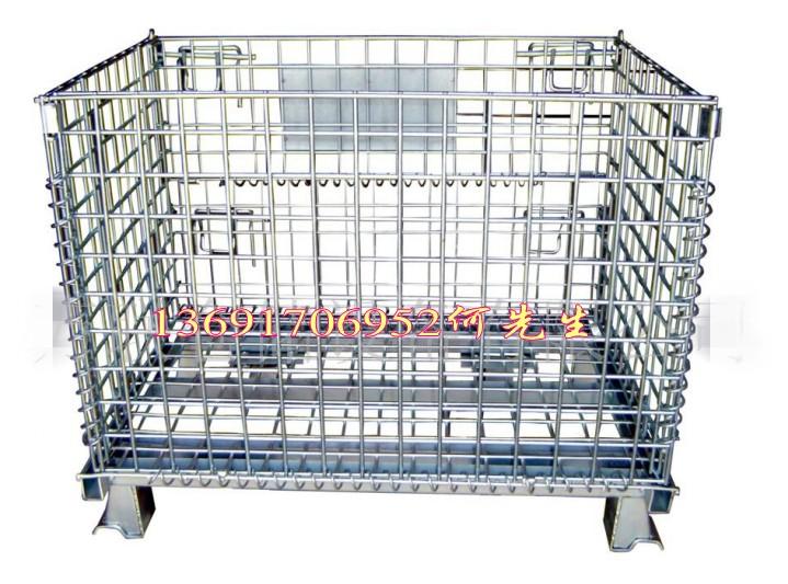 供应大号仓储笼，非标定做各式规格仓储笼，仓储铁笼，折叠铁笼