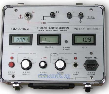 扬州GM-10可调高压数字兆欧表批发