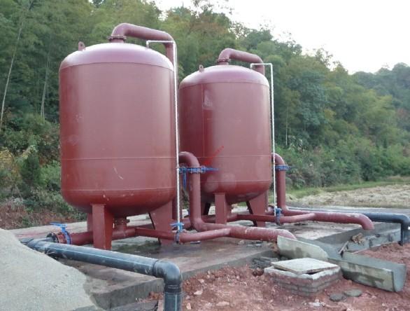 供应全自动正反洗多介质过滤器和农村制取自来水净化过滤器