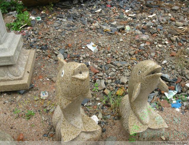 石鱼雕刻喷水石工艺品批发