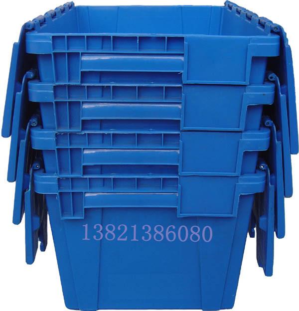 供应可插式物流周转箱600*400规格600*400*320mm箱子蓝色，其它颜色可订做，起订量500个质保一年免费兑换