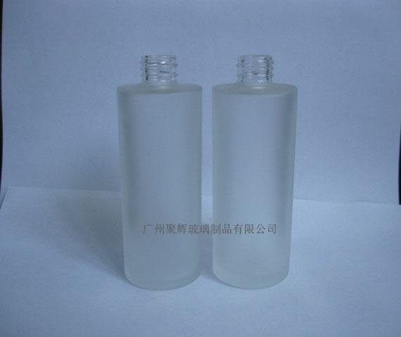 供应100ml透明蒙砂玻璃乳液瓶
