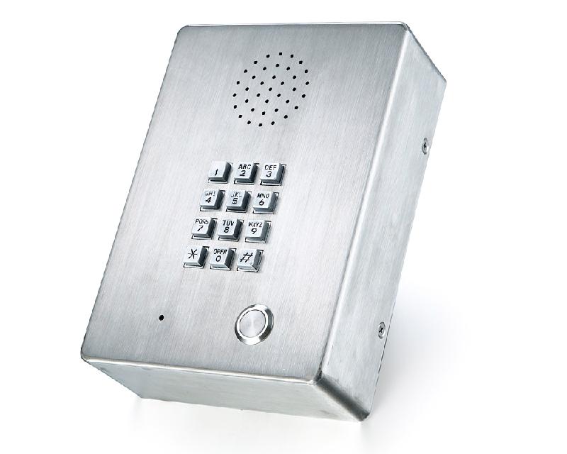 供应公共场所紧急求助电话有盲文 一键滚到拔四组号码 电梯对讲电话机