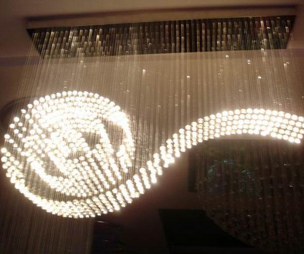 供应LED光纤灯生产之家LED光纤帘