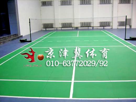 批发北京pvc地板，室内pvc羽毛球场，pvc室内篮球场施工图片