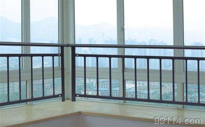 河北锌钢阳台护栏空调罩百叶窗批发