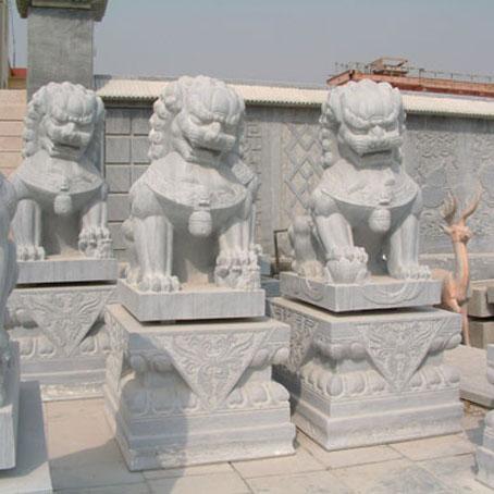 供应北京第一石材雕刻加工制作石狮子，北京最好的石狮子图片