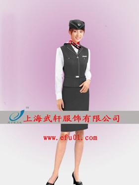 供应夏季短袖航空服 航空职业装 热销航空服 上海航空服图片