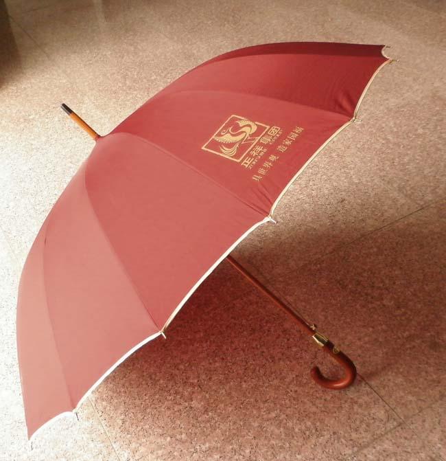 厂家长期定制款式精美的高档雨伞高级广告伞