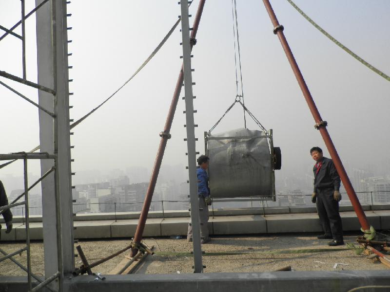 供应北京人工吊装设备到楼顶，北京人工吊装，北京人工吊装