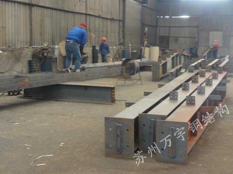 苏州钢结构厂房 苏州钢结构车间加工 苏州钢结构设计