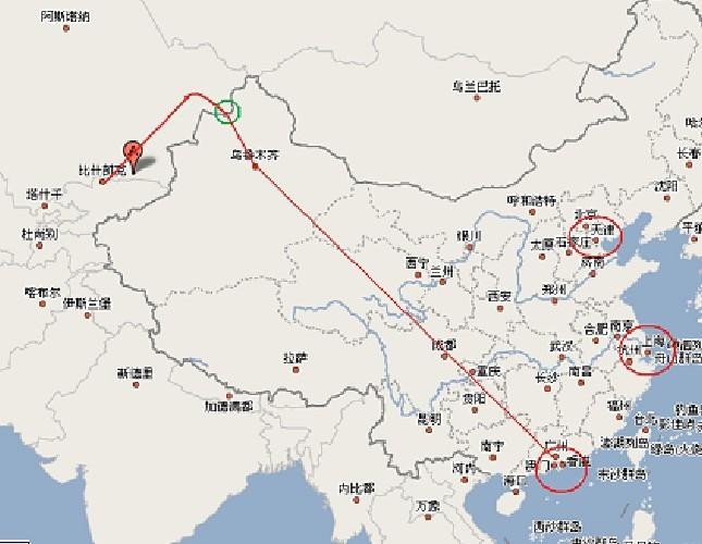 供应北京天津到阿拉木图国际空运运输