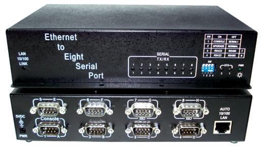 供应瑞旺串口转换器/串口服务器 ，串口转以太设备，网络串口转换器。