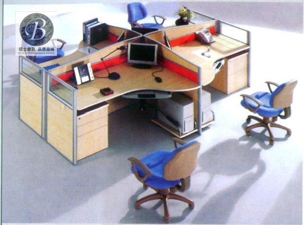 板式办公家具之屏风办公桌4033批发