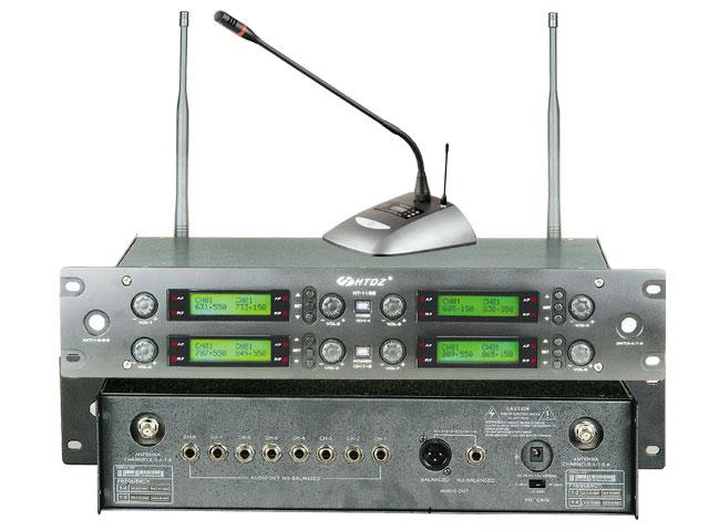 供应海天一拖八无线会议话筒HT-1188