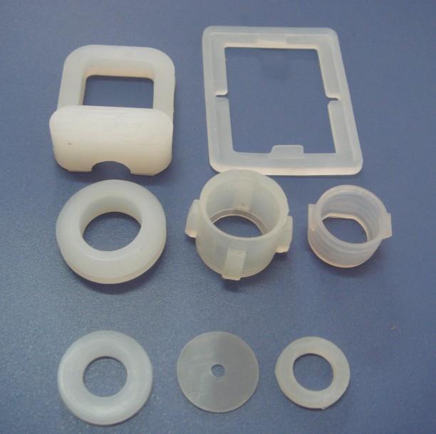 供应白色彩色硅橡胶模压制品硅胶件