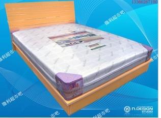 供应北京便宜双人床席梦思床出售价格 木质双人床 便宜租房双人床