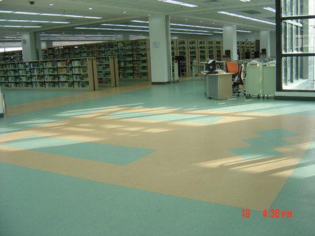 供应图书馆pvc地板/同质透心地板/博物馆pvc地板同质透心地板