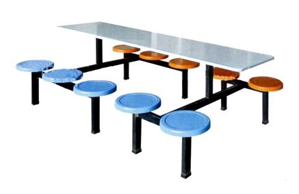 供应不锈钢餐桌椅/连体餐桌椅/曲木餐桌椅/餐桌椅厂家/快餐桌椅图片