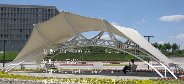 珠海广场遮阳篷张拉膜结构批发