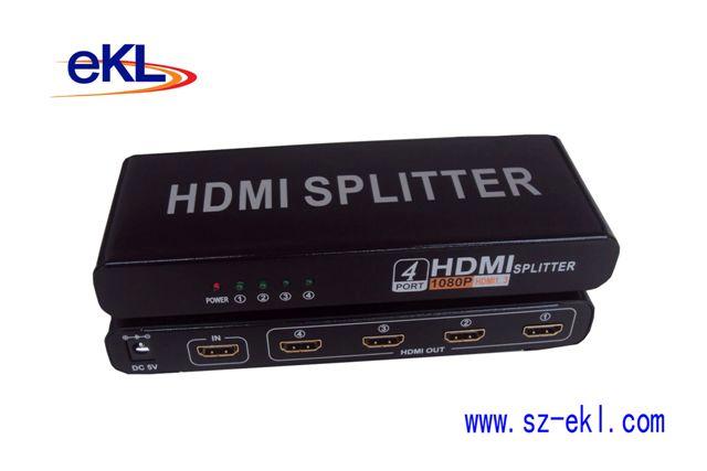 北京HDMI高清分配器一进四出批发