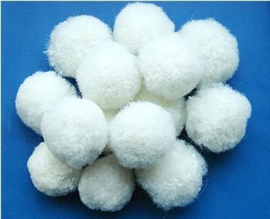 供应徐州高效环保净水纤维球滤料，河南纤维球滤料生产厂家图片