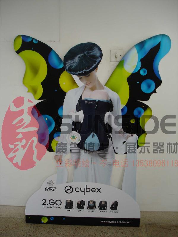 深圳安迪裱画板贴画，安迪板裱画，安迪板人象立牌刻形制作