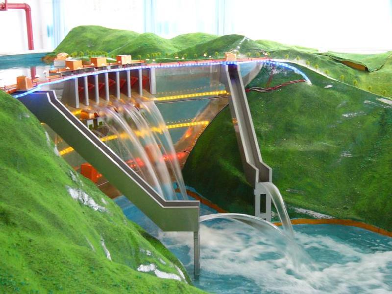 供应大型水电站模型