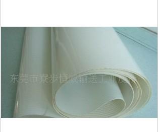 供应PVC2.0 白色食品输送带 工业皮带白色食品输送带工业皮带图片