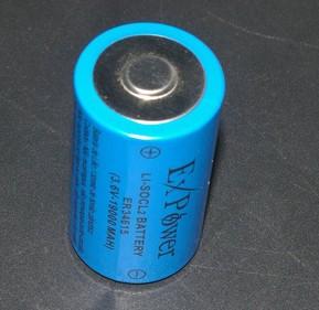 供应ER34615安防锂电池烟雾探测电池图片