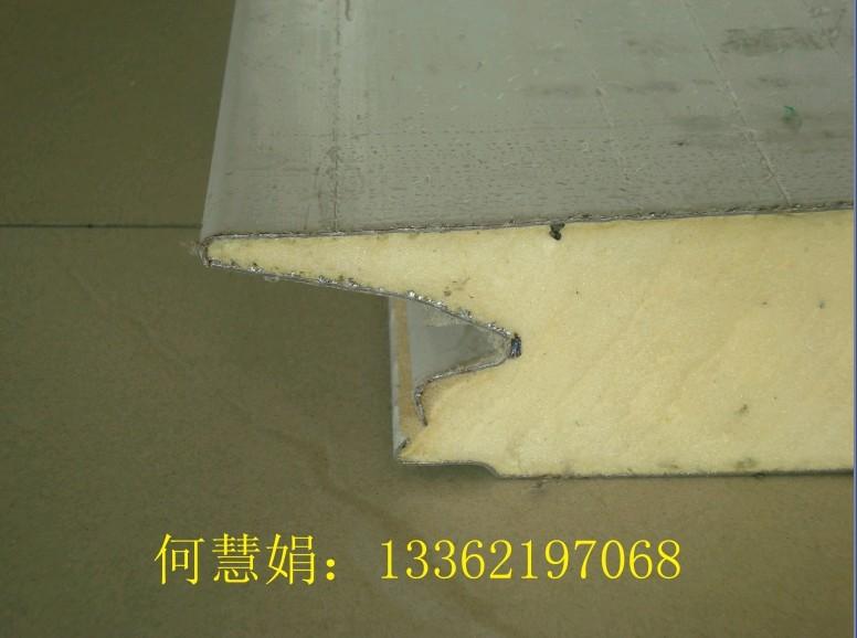 供应浙江夹芯板厂阻燃型聚氨酯PU夹芯板970型墙面板