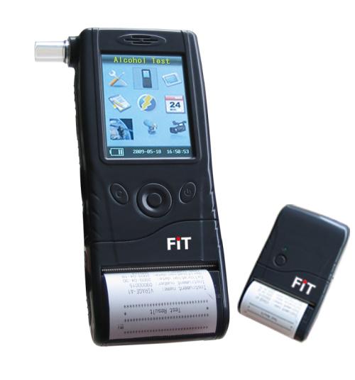 供应彩屏触控酒精测试仪自带无线打印FiT333