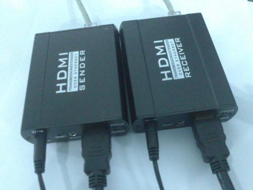 供应HDMI单网线100米视频延长器，HDMI转RJ45延长器