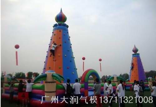 供应广州出租充气攀岩充气儿童攀岩城堡图片