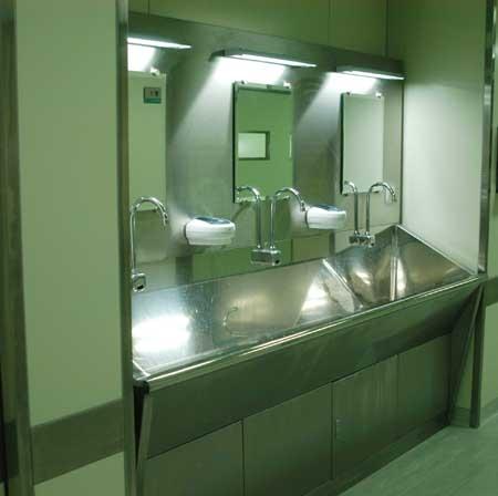 供应医用不锈钢洗手槽、医用洗手池、手术室洗手槽