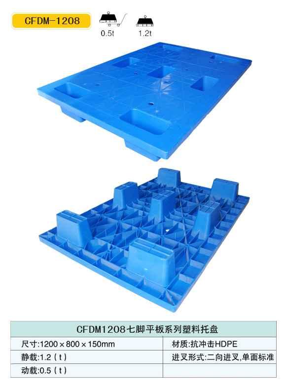 供应山东集大塑业塑料托盘规格型号尺寸