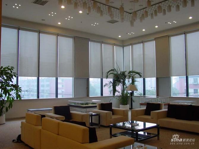 北京办公室窗帘电动窗帘遮阳窗帘定做窗帘图片