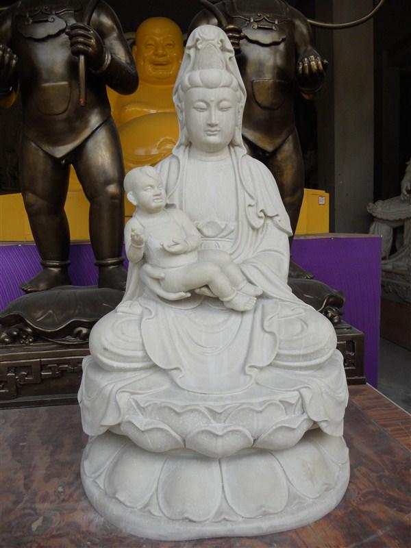 河南佛缘雕塑工艺厂供应用于供奉的送子娘娘注生娘娘彩绘玻璃钢神像