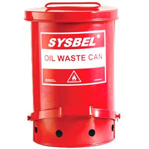 西斯贝尔WA8109500废弃物防火垃圾桶-兴伟安全科技工业垃圾桶