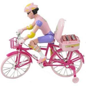儿童益智玩具 电动玩具 踏行车 灯光 动力音乐自行车1001A-2