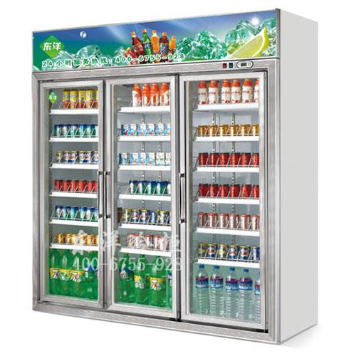 供应饮料展示柜，饮料冷藏柜，饮料陈列柜，保鲜柜，三门柜