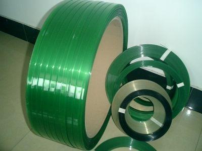 绿色PET塑钢带 绿色PET塑钢带-PET打包带-我们专注生产PET塑钢打包带