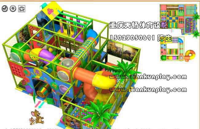 供应北碚区室内儿童游乐场，重庆美奇游乐公司专业生产儿童乐园电动玩具淘气堡最实惠