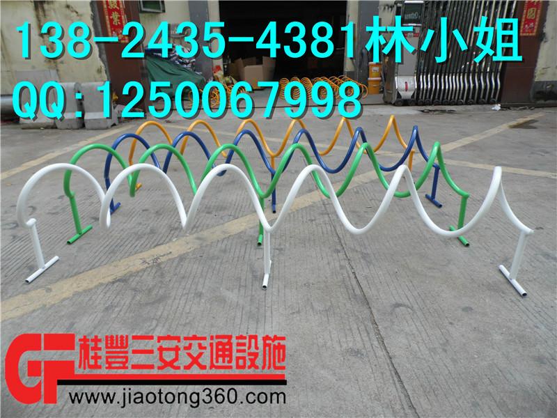 深圳街道办锁自行车的架子单车停车架
